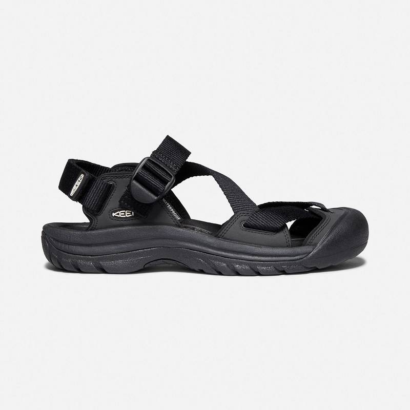 Keen Zerraport II Trekkingsandalen Herren DE-73042 Black/Black - Keen Herrenschuhe Schwarz